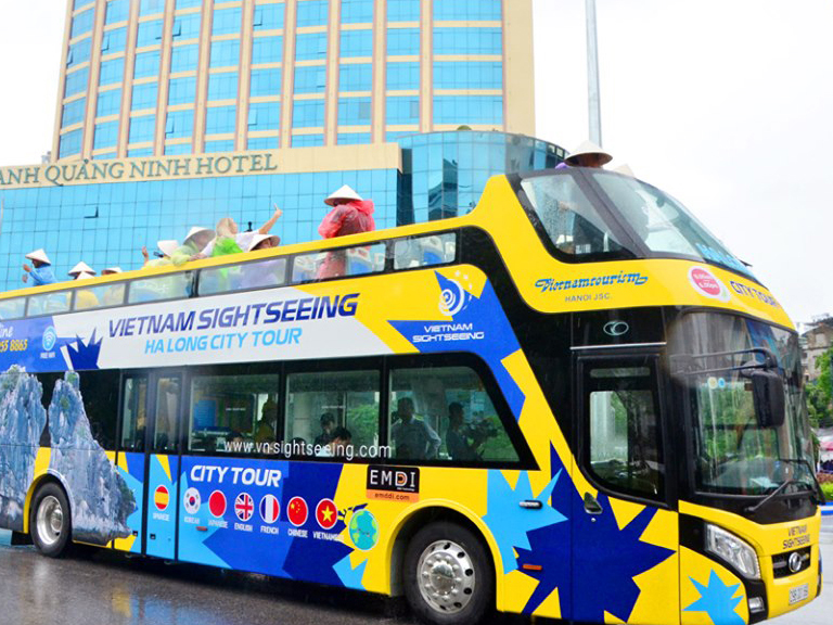 Quảng Ninh đã có xe buýt 2 tầng phục vụ du lịch