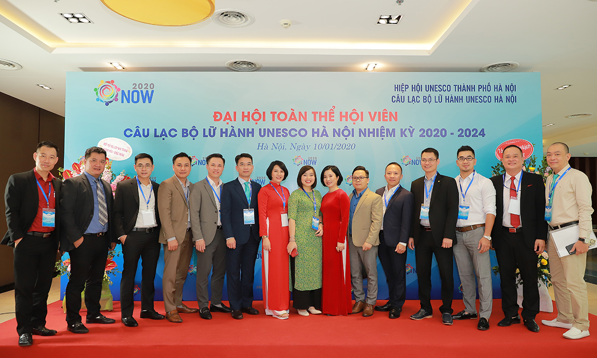 Gần 200 đại biểu tham dự Đại hội Câu lạc bộ Lữ hành Unesco Hà Nội (nhiệm kỳ 2020-2024))