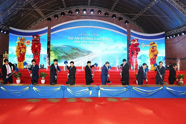 Quảng Ninh: Khởi công đường cao tốc Vân Đồn – Móng Cái