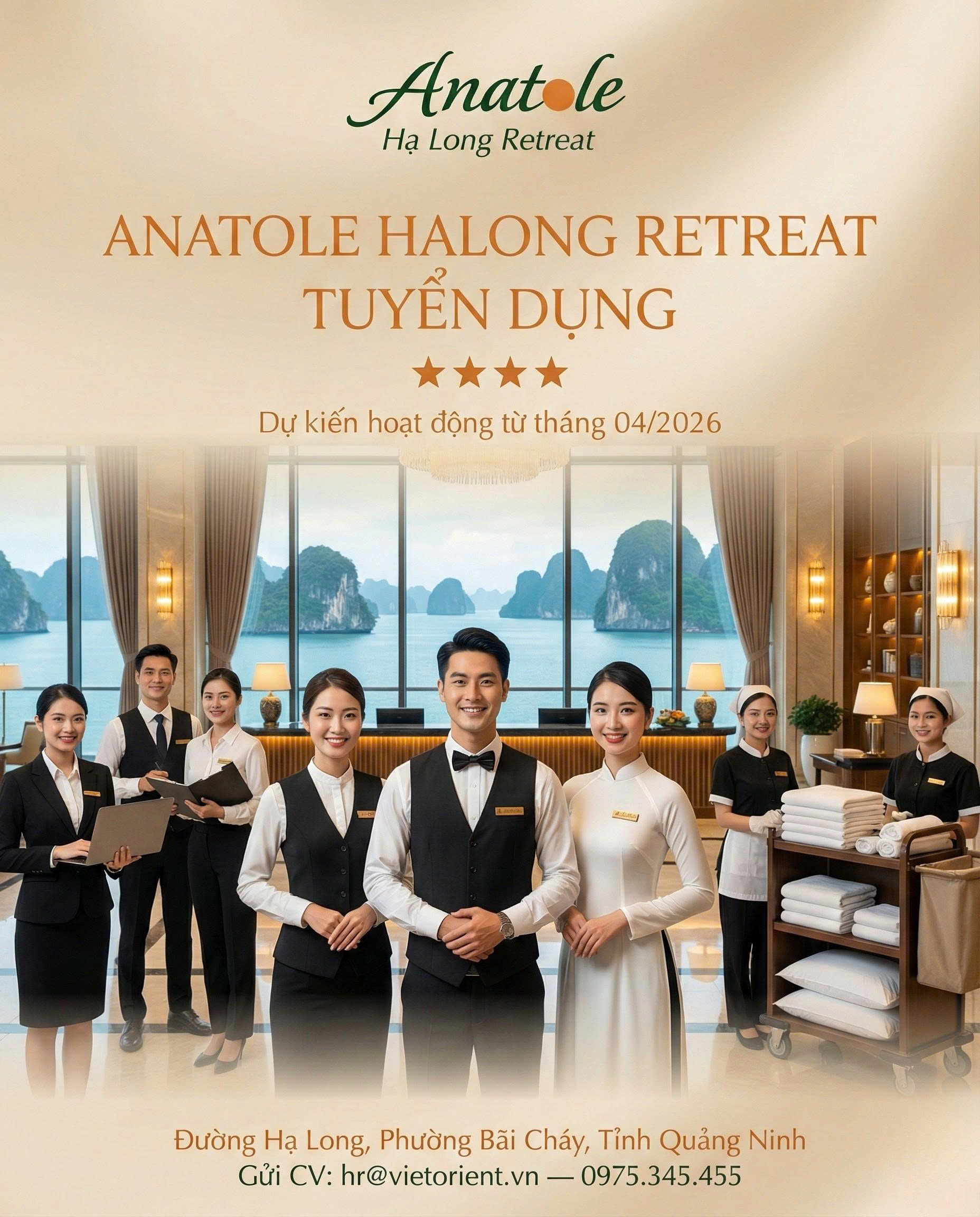 ANATOLE HẠ LONG RETREAT TUYỂN DỤNG